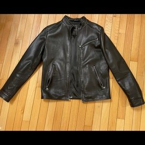 Marc New York black leather jacket - XS